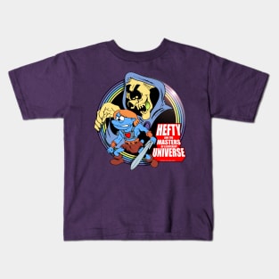 HEFTY and the MASTERS of a DIFFERENT UNIVERSE Kids T-Shirt